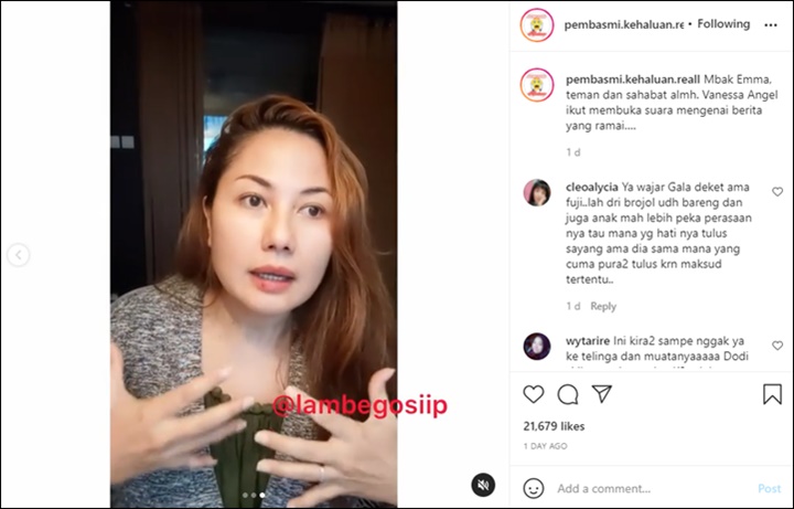 Emma Waroka Murka Usai Fuji Dituding Eksploitasi Gala, Sindir Menohok Ayah Vanessa Angel
