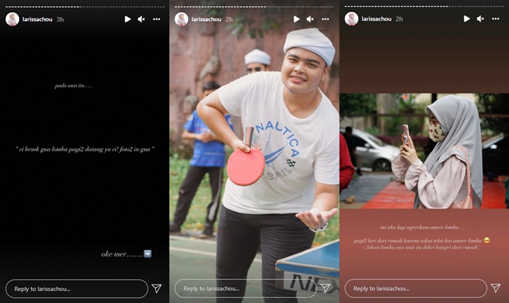 Akrab Banget, Larissa Chou Kenang Momen Bolak-balik Diminta Ameer Azzikra Jadi Tukang Foto