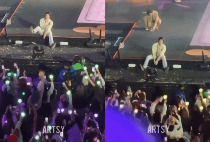 Jin BTS Ngakak Setengah Mati Lihat Kelakuan Liar Fanboy di Konser LA 2