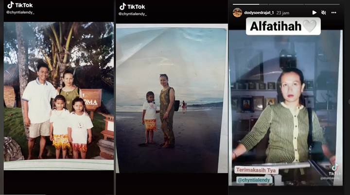 Potret Masa Kecil Vanessa Angel dan Ibu