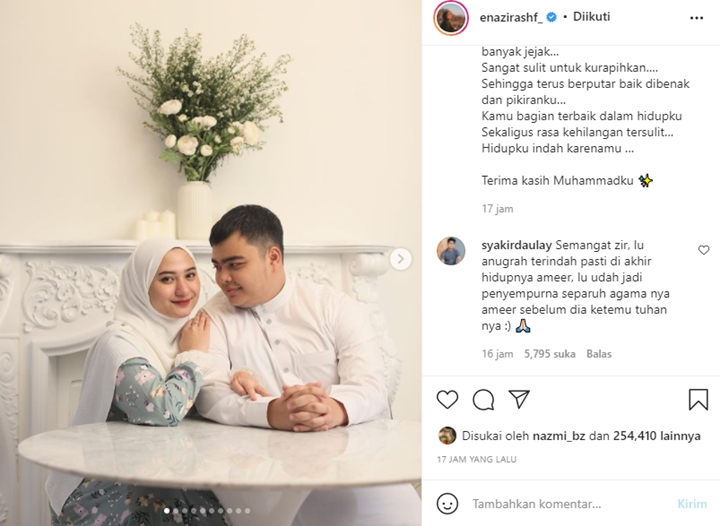 Istri Ameer Azzikra Masih Kehilangan, Syakir Daulay Beri Semangat Malah Diminta Nikahi