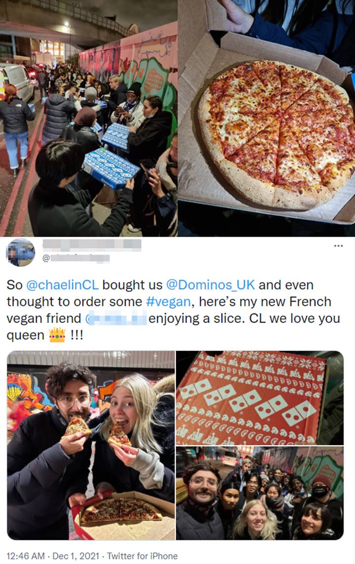 Buat Tersentuh, CL Bagi-Bagi Pizza ke Fans yang Menunggu di Luar Dalam Keadaan Cuaca Dingin