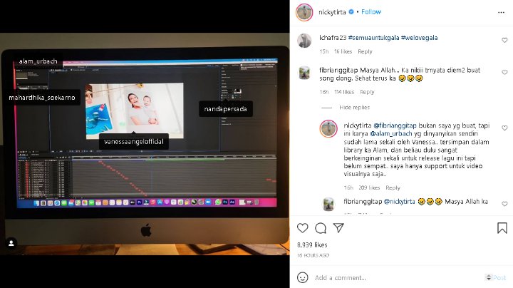 Dikira Diam-Diam Buatkan Lagu Untuk Gala, Nicky Tirta Malah Ungkap Fakta Mengejutkan Ini