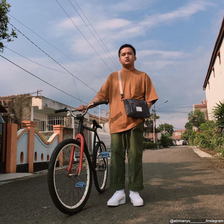 Super 'nyetil' saat gowes