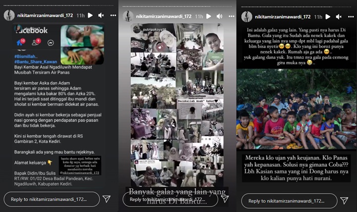 Diserang Netizen, Nikita Mirzani Tunjukkan Sosok \'Gala\' Lain Yang Lebih Pantas Dibantu