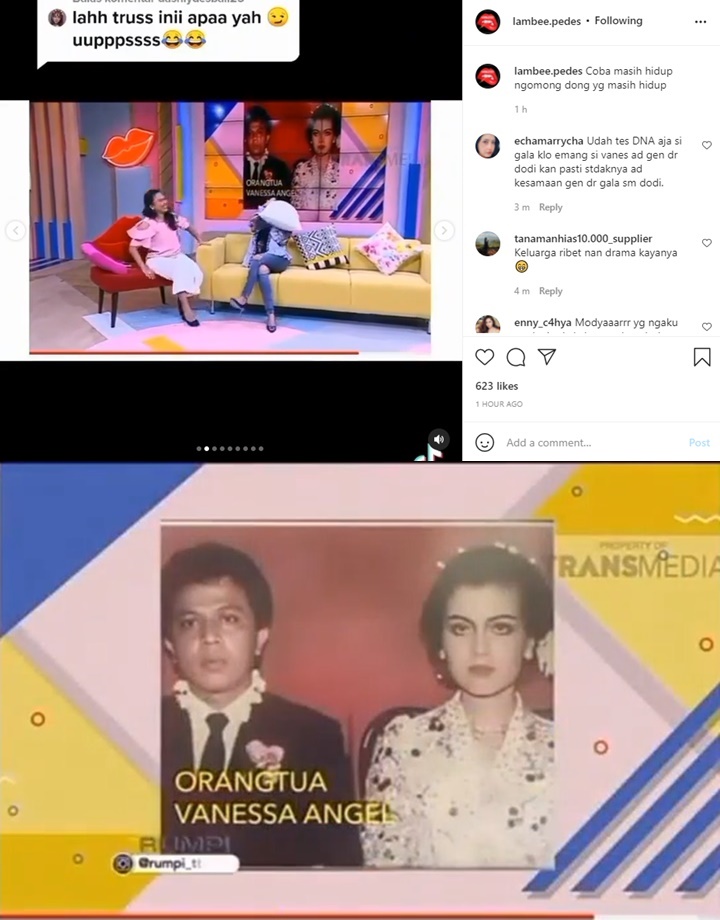Tambah Bingung, Vanessa Angel Justru Pernah Akui Sosok Dalam Foto Viral Adalah Orangtuanya