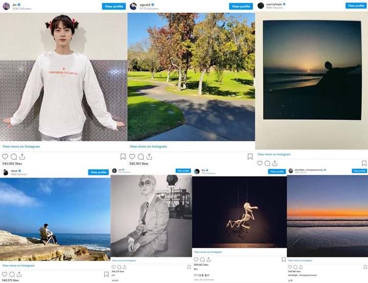 Semua Member BTS Join Instagram, Nama Akun Jungkook Paling Jenius