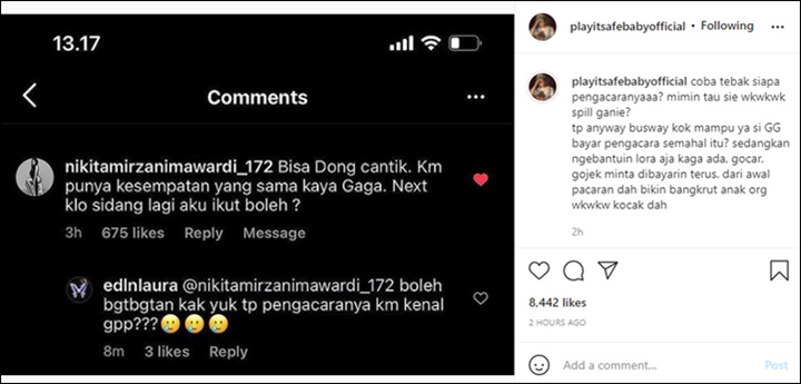 Gaga Muhammad Disebut Sewa Pengacara Mahal, Nikita Mirzani Turun Tangan Bantu Laura Anna?