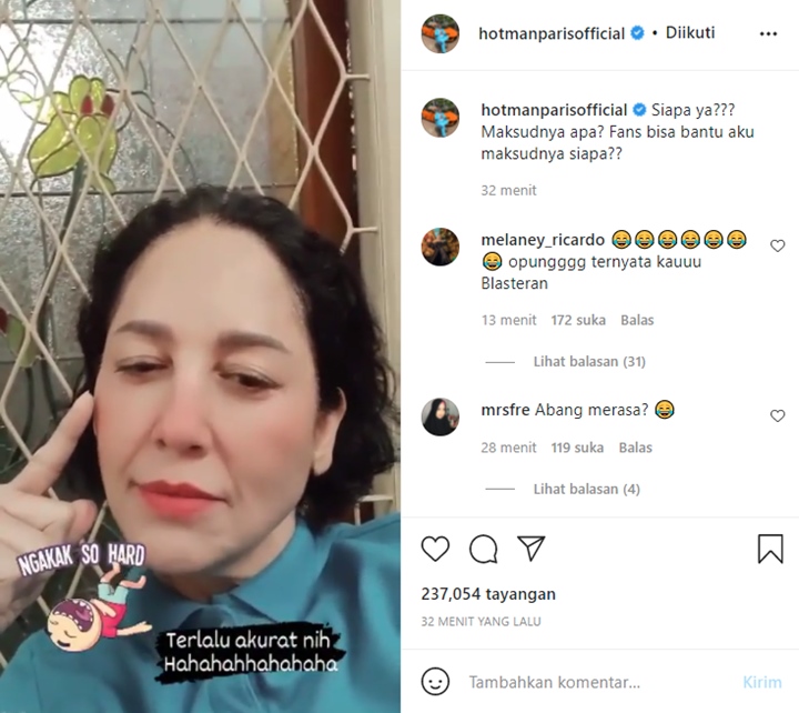 Meriam Bellina Sindir Mantan, Hotman Paris: Siapa ya?