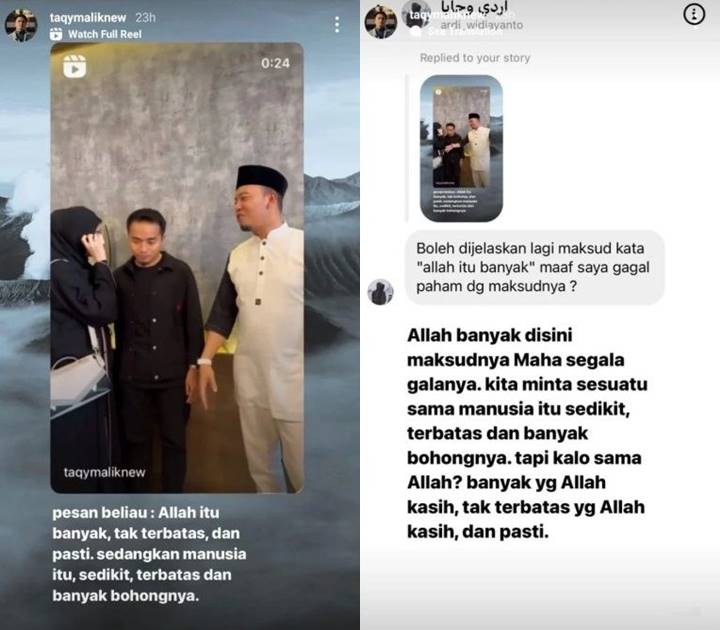 Ada yang Ngaku Gagal Paham, Taqy Malik Jelaskan Maksud Sebut ‘Allah Itu Banyak’