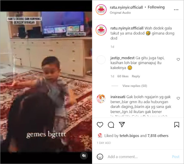 Fuji Kena Tegur Usai Viral Video Gala Sky Ketakutan Ketika Nama \'Dodot\' Doddy Soedrajat Disebut