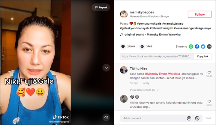 Emma Waroka Langsung Telepon Nikita Mirzani Usai Chat Fuji Dibongkar, Beberkan Fakta Ini