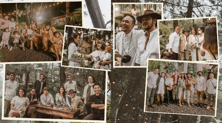 Tamu undangan tak  kalah estetik