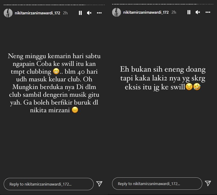 Nikita Mirzani Sebut Fuji Baru Dugem Sabtu Lalu, Fadly Juga Ikutan?