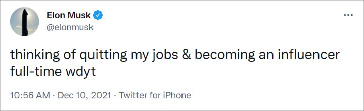 Elon Musk Pertimbangkan Resign Ingin Jadi Influencer, Publik Malah Sarankan Jadi DJ