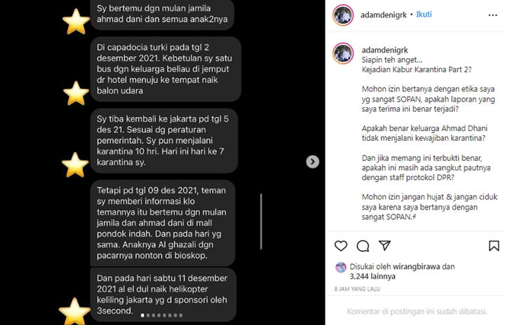 Geger Ahmad Dhani Sekeluarga Diduga Tak Jalani Karantina Usai dari Turki, Ternyata Begini Faktanya?-1