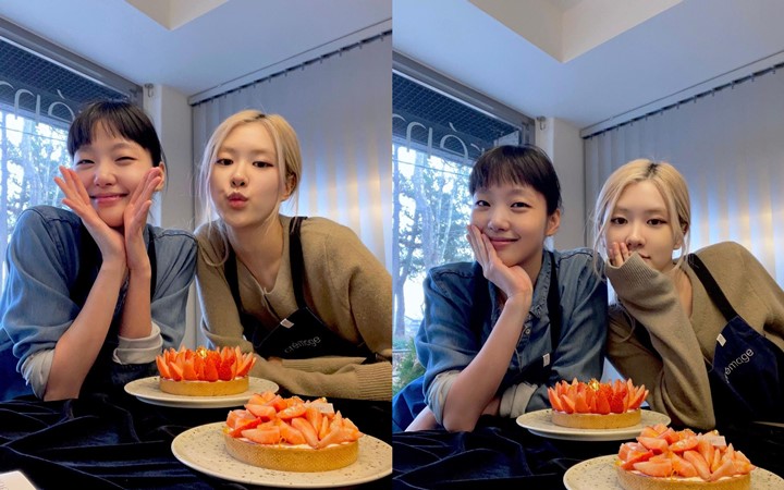 Rose BLACKPINK dan Kim Go Eun Hangout Bareng, Wajah No Makeup Curi Perhatian 1