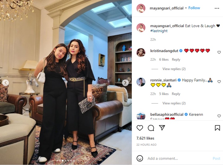 Dewasa Banget, Penampilan Cetar Putri Mayangsari Diajak Dinner Pancing Komentar Ini