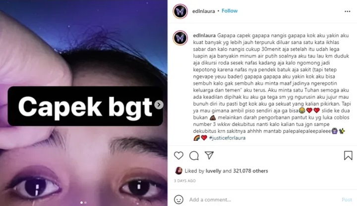 Manajer Laura Anna Minta Doa Usai Klarifikasi Kabar Meninggal, Penyakit Ini Penyebabnya?
