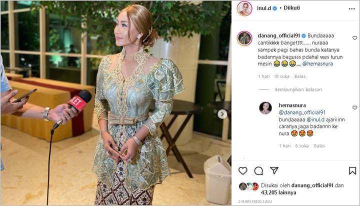 Jarang Pakai Kebaya, Penampilan Anggun Inul Daratista Sampai Diomongin Istri Danang DA