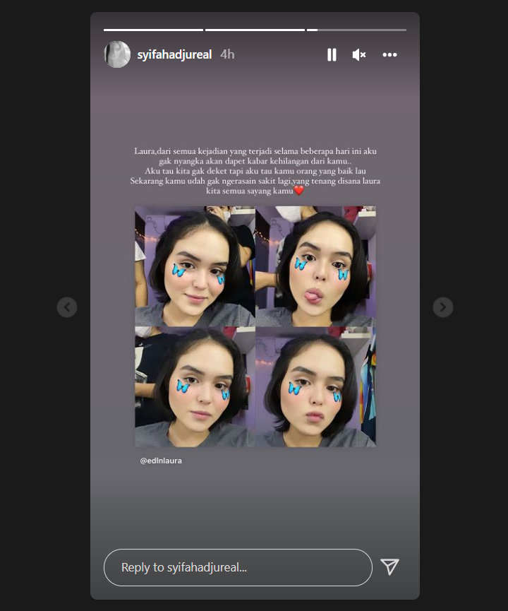 Usai Rizky Nazar Ditangkap, Syifa Hadju Gak Nyangka Dengar Kabar Meninggalnya Laura Anna