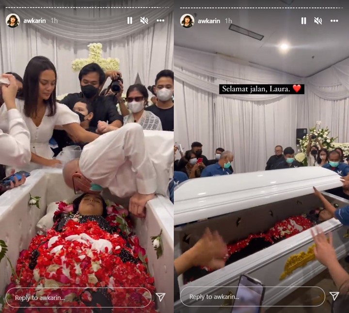 Jelang Peti Jenazah Laura Anna Ditutup, Tangis Keluarga dan Kerabat Pecah