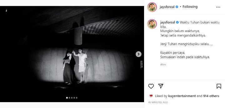 Gisella Anastasia dan Wijaya Saputra Diduga Putus, Caption Perpisahan Enggan Dikomentari