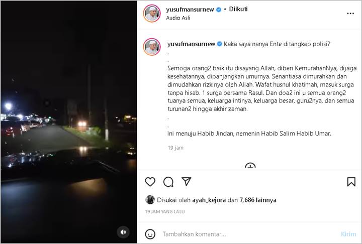 Bantah Kabar Ditangkap Polisi, Ustaz Yusuf Mansur Beri Penjelasan Hingga ‘Balas’ Begini