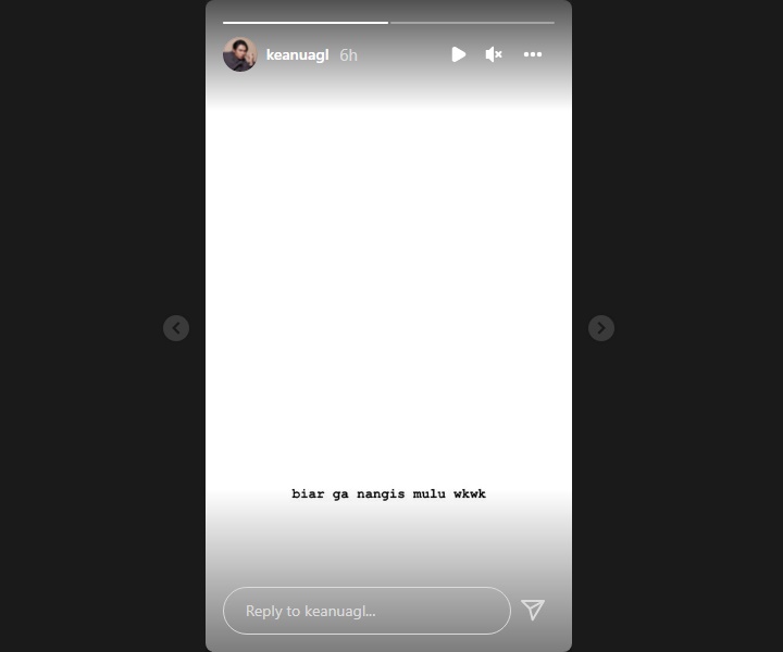 Reaksi Keanu Agl Usai Dapat Pesan Semangat dari Ayah Vanessa Angel