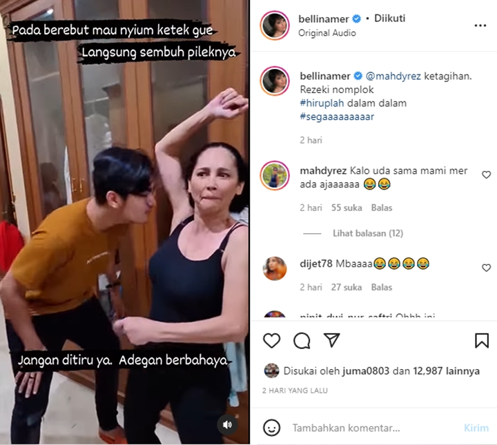 Ketiak Meriam Bellina Dibilang Lebih Wangi dari Parfum hingga Bisa Sembuhkan Pilek, Percaya?