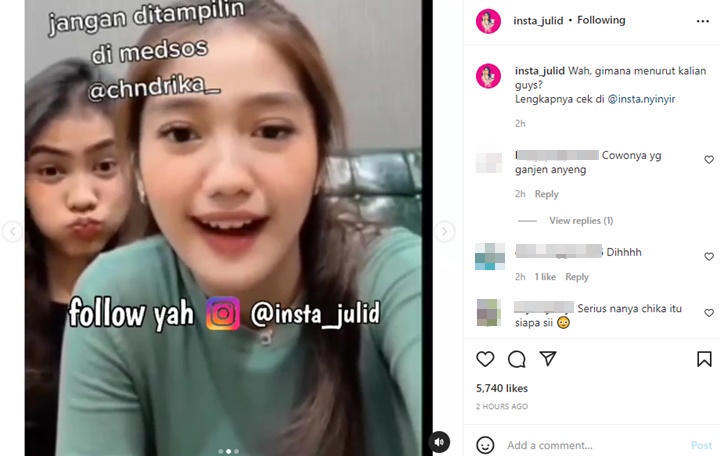 Tegaskan Belum Putus dari Thariq Halilintar, Gaya Bicara Chandrika Chika Dibandingkan dengan Fuji