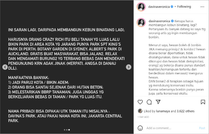 Rencana Raffi Ahmad Bangun Kebun Binatang Tuai Kritik dari Aktivis Hewan