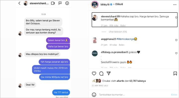 Billy Syahputra Syok Mobilnya Ditawar Lebih Mahal, Pengakuan Sang Pembeli Soal Harga Teman Disorot