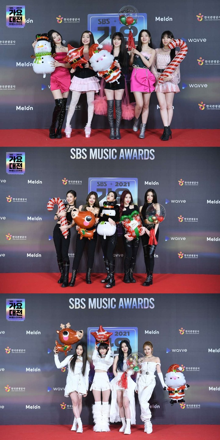 SBS Gayo Daejun 2021: Dari aespa Sampai Red Velvet, Girl Grup Adu Cantik di Red Carpet