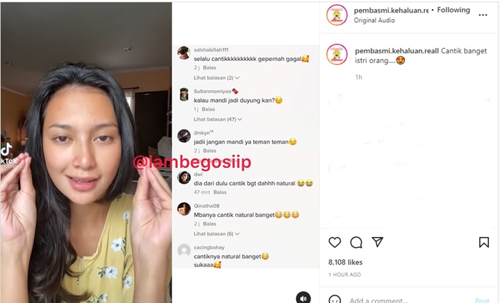 Malas Mandi, Penampilan Ala Kadarnya Indah Permatasari Justru Dipuji Tetap Cantik