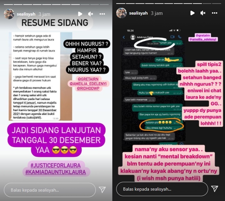 Gaga Muhammad Ngotot Rawat Setahun, Terungkap Adik Perempuannya \'Bantu\' Laura Anna