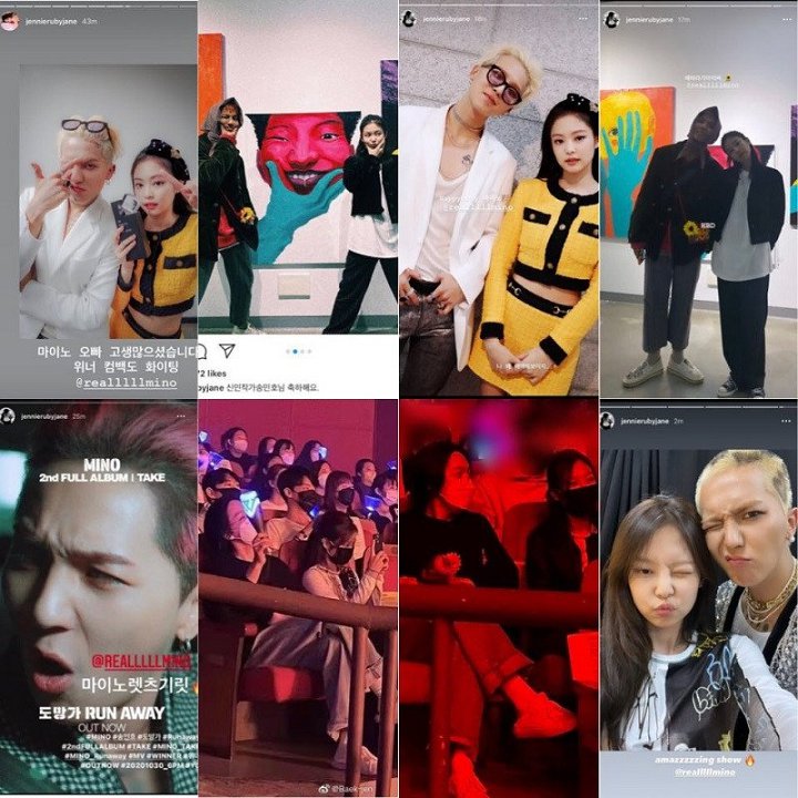 Persahabatan Jennie BLACKPINK dan Song Mino WINNER Ramai Dibahas, Diduga Punya Hubungan Ini
