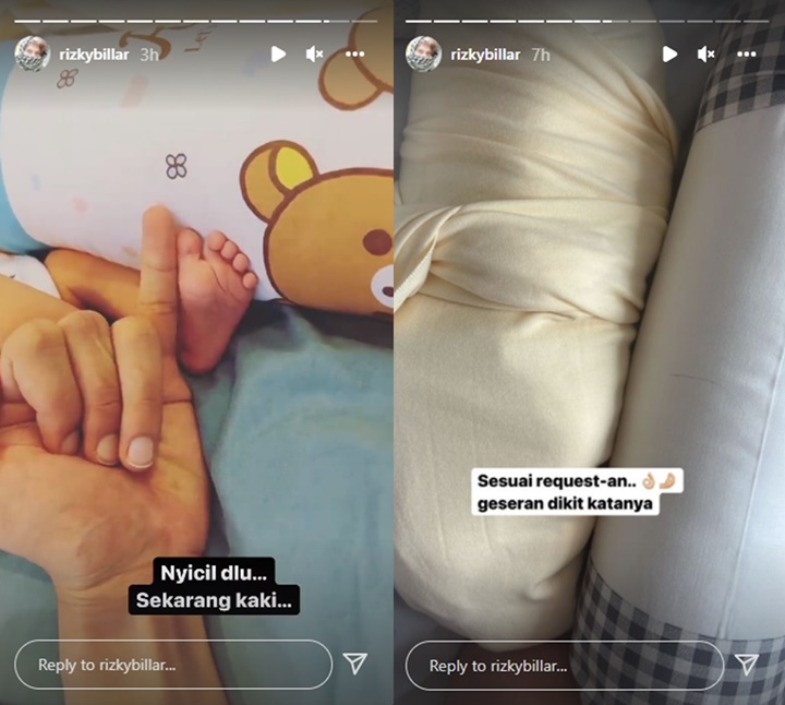 Rizky Billar Spill Penampakan Kaki Mungil Putranya, Momen Lesty Kejora Nangis Bikin Haru