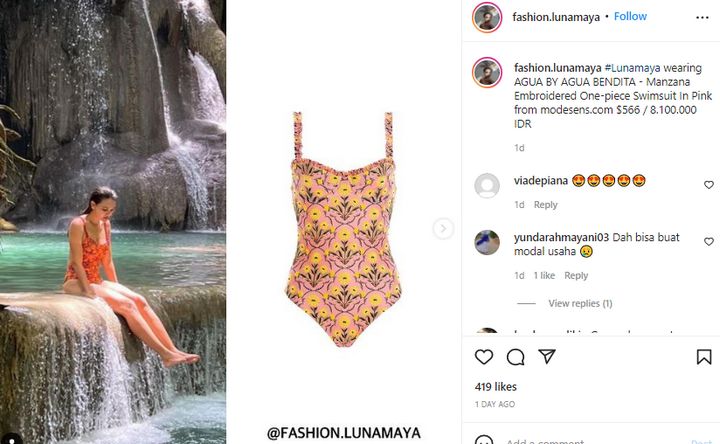Luna Maya Seksi Berbikini di Sumbawa, Harga Outfit Bikin Syok