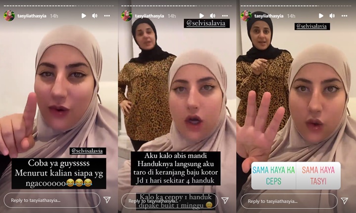 Pengakuan Tasyi Athasyia Soal Handuk Tuai Perdebatan Gegara Cuma Sekali Pakai