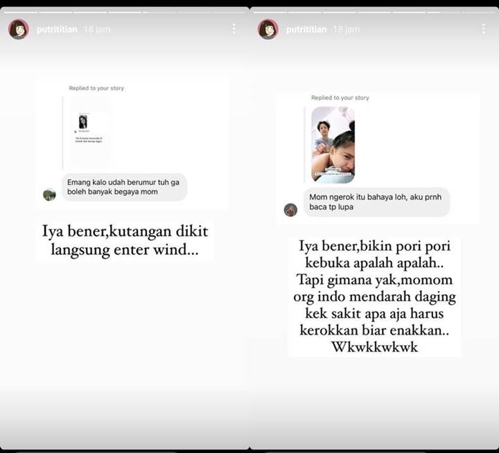 Marriage Golas, Putri Titian Pamer Jadi Orang Pertama Yang Dikerokin Junior Liem