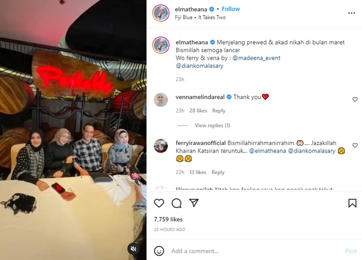 Venna Melinda dan Ferry Irawan Mendadak Umumkan Bakal Nikah di Bulan Maret 2022