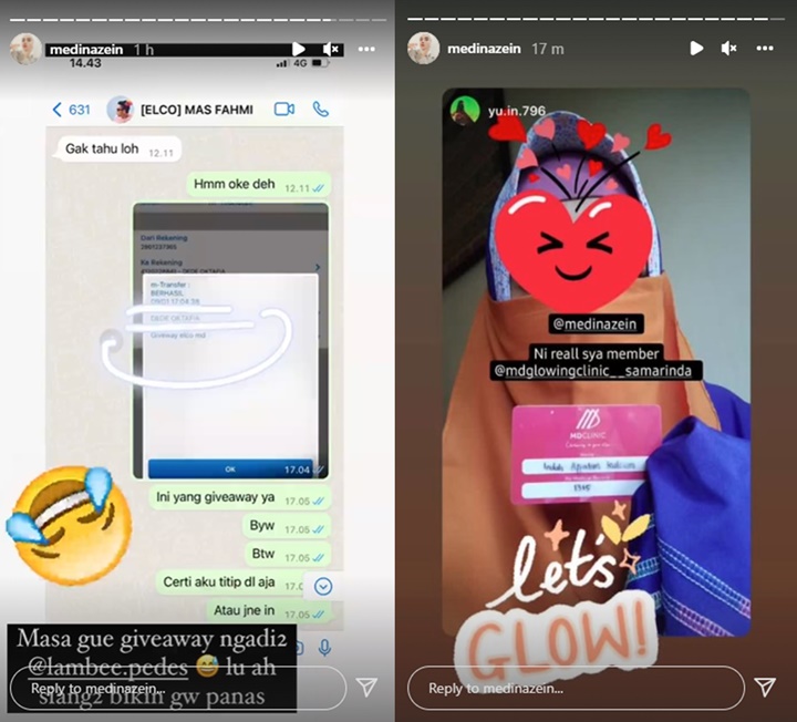 Medina Zein Semprot Akun Lambe Usai Dituduh Beri Giveaway Palsu: Bikin Gue Panas!