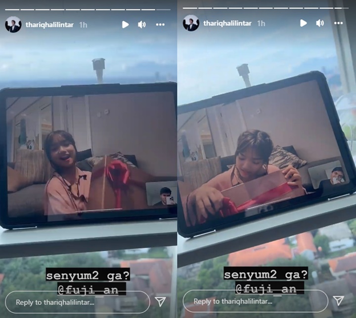 Thariq Halilintar Girang Ditemani Fuji Saat Karantina, Video Call Sampai Berjam-jam
