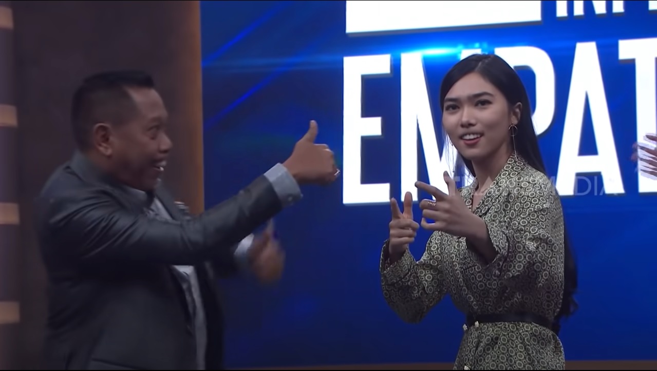 Bersama Isyana sarasvati 