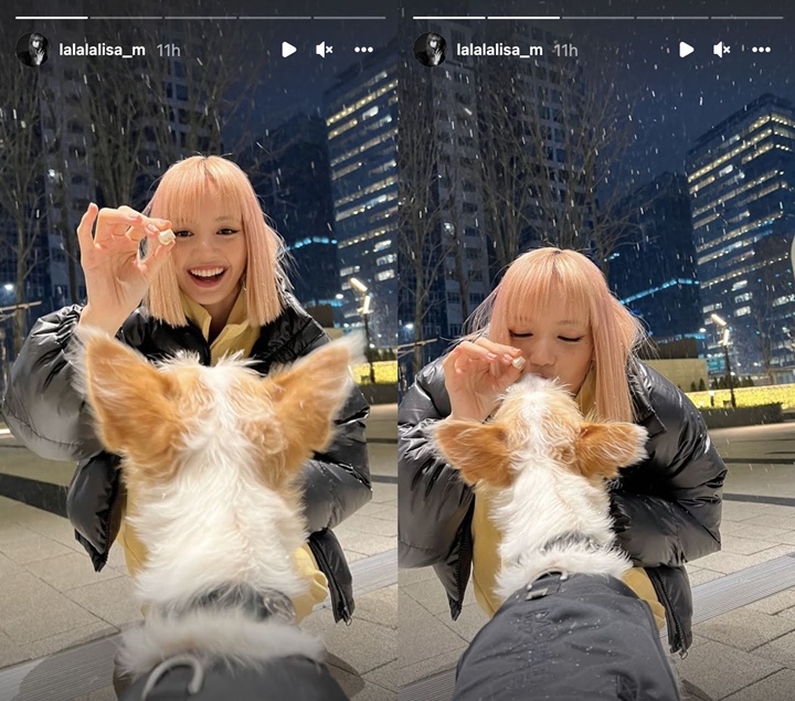 Lisa dan Rose BLACKPINK Bahagia Banget Hangout Bareng Saat Turun Salju 2