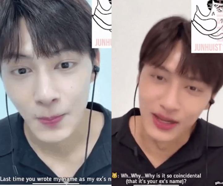Jun SEVENTEEN Syok Sosok Asli usai Salah Tulis Satu Huruf Nama Fans