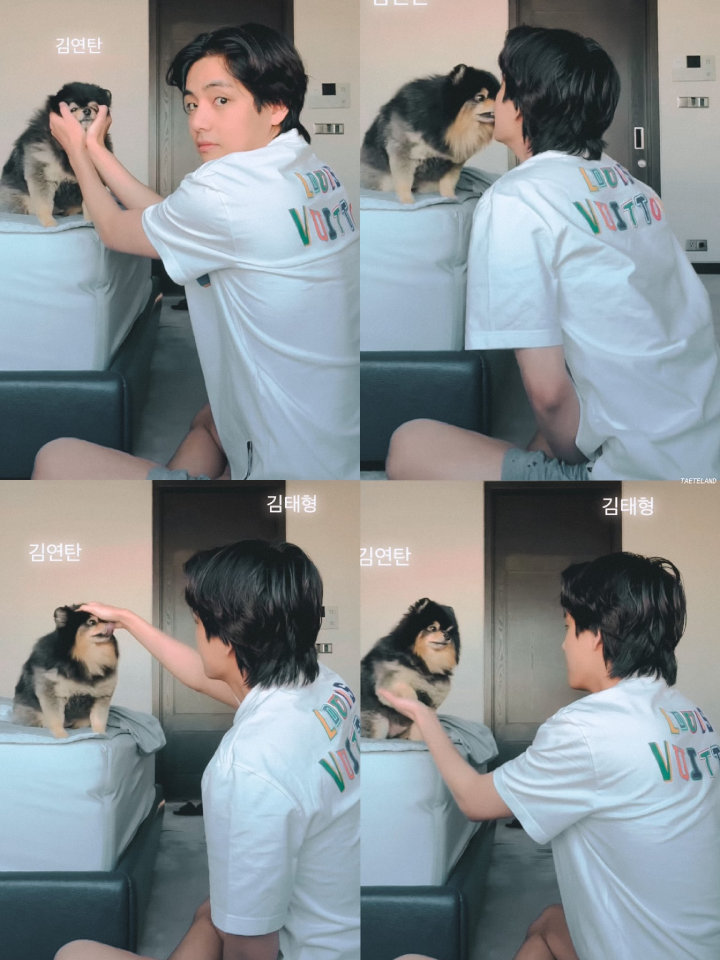 Belai Hingga Ciumi Yeontan, Gaya Rumahan V BTS Pacarable Banget