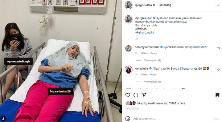 Annisa Trihapsari Jatuh Sakit?