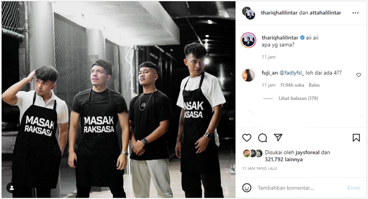 Thariq Halilintar Tampil dengan Gaya Rambut Baru, Komentar Syok Fuji Curi Perhatian
